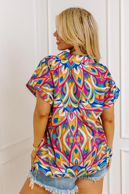 Livin' In Color Button Up Curves