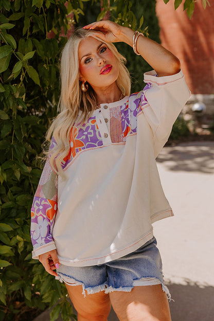 Spring Blooms Shift Top Curves