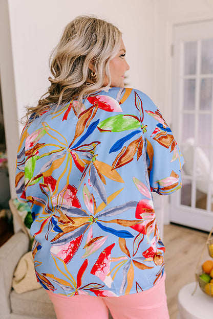 Mai Tais and Tikis Satin Top Curves