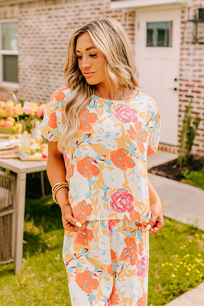 Happy Blooms Shift Top
