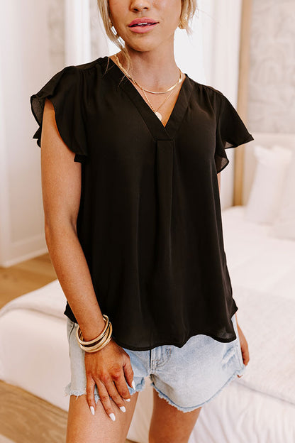 Martini Meetup Shift Top in Black