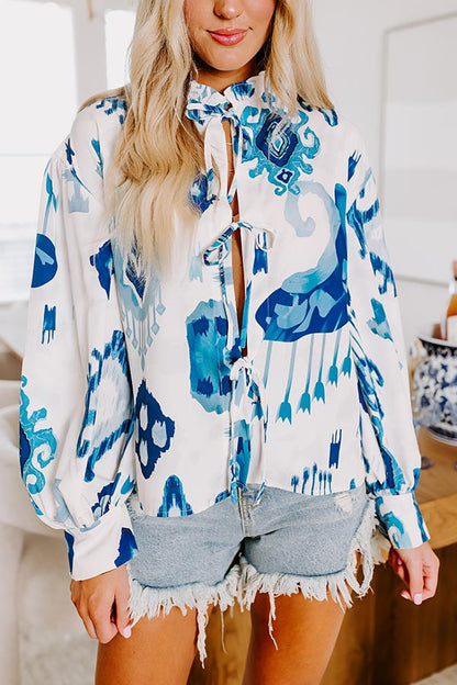 Feeling Affectionate Front Tie Top