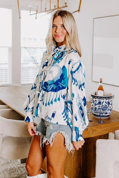 Feeling Affectionate Front Tie Top