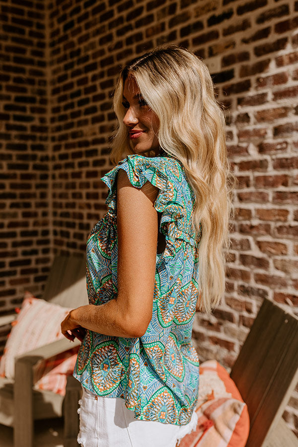Summer Cruise Shift Top