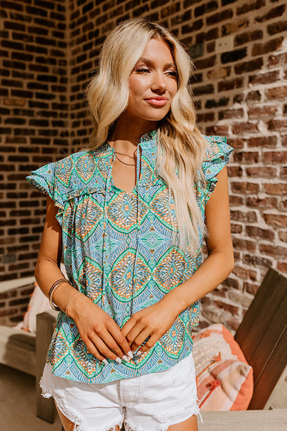 Summer Cruise Shift Top