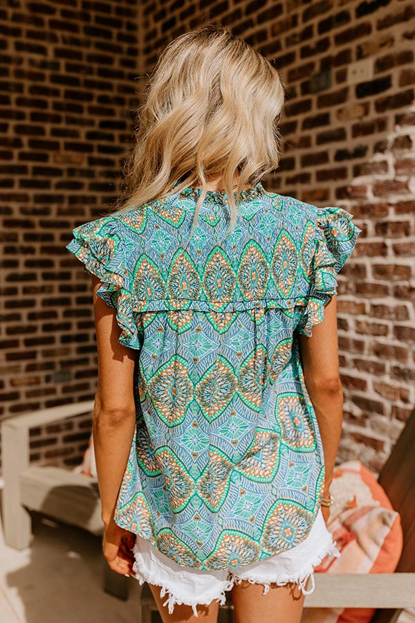 Summer Cruise Shift Top