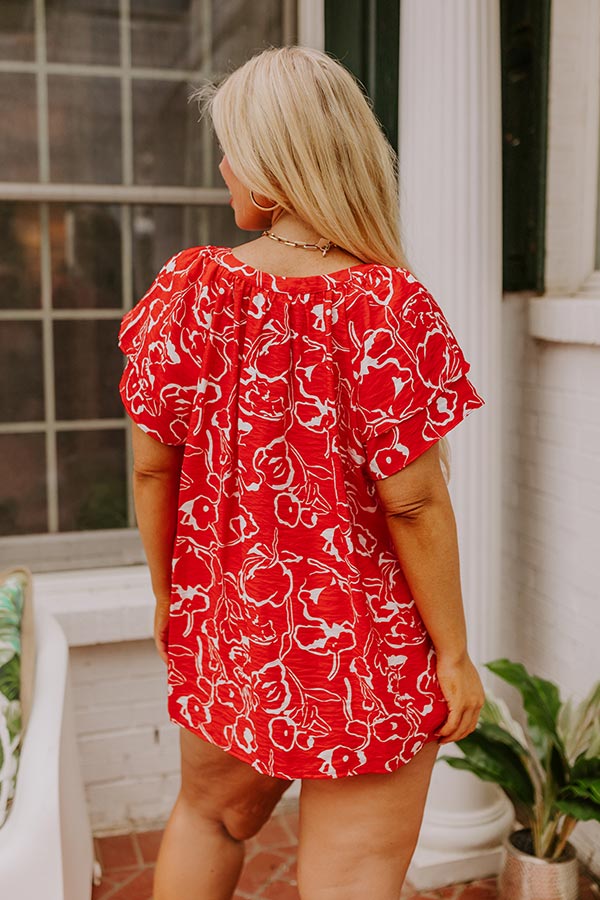 Vibrant Voyage Shift Top Curves