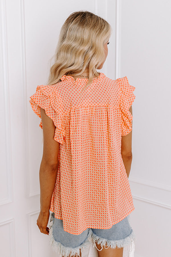 Picnic In The Park Gingham Top