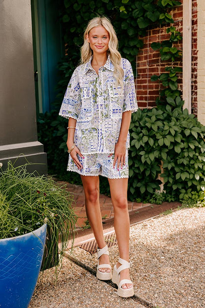 Countryside Cafe Button Up