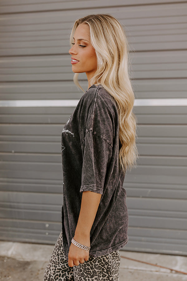 Shaken And Stirred Distressed Martini Graphic Tee