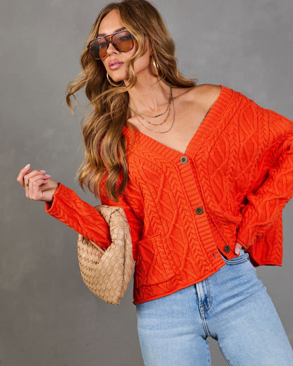 Daydream Lane Cable Knit Cardigan