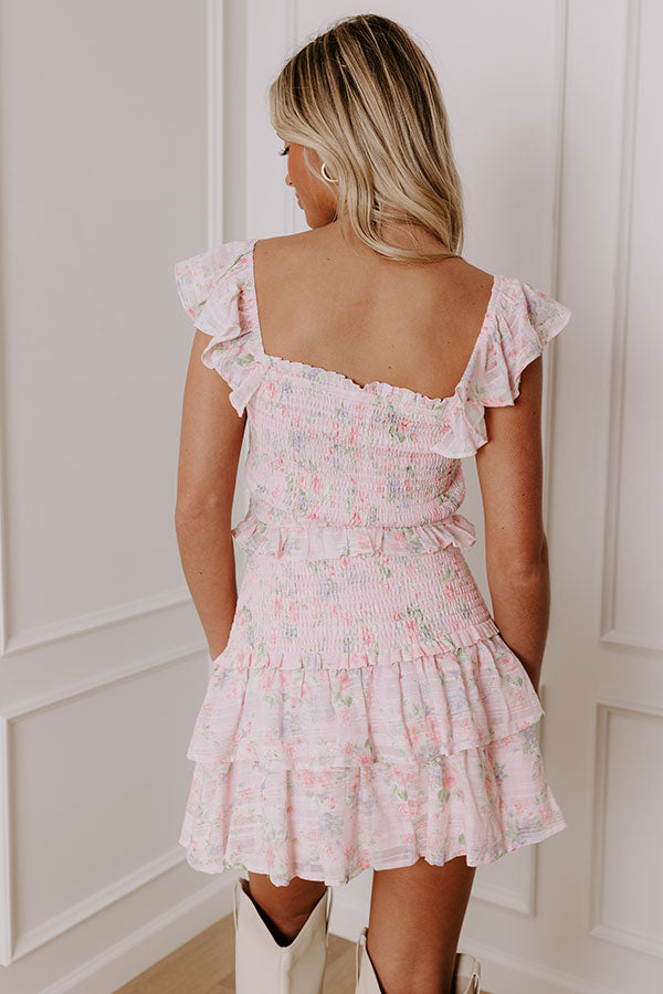 Sweet Pea Smocked Floral Top