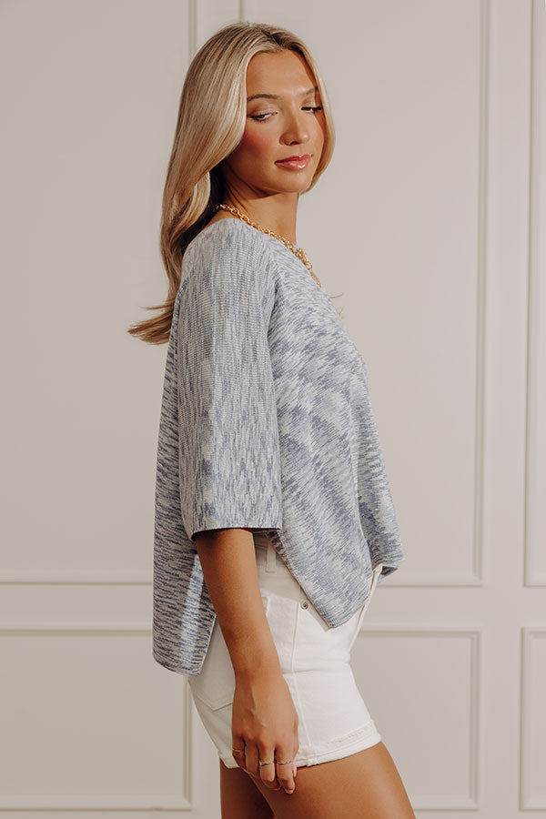 Sea Breeze Knit Top