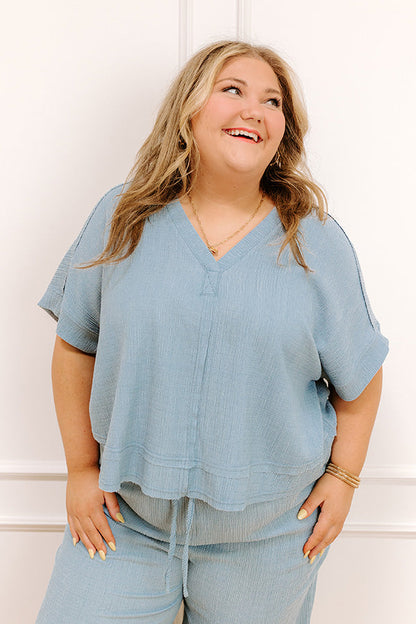 Ready For Vacay Knit Top Curves