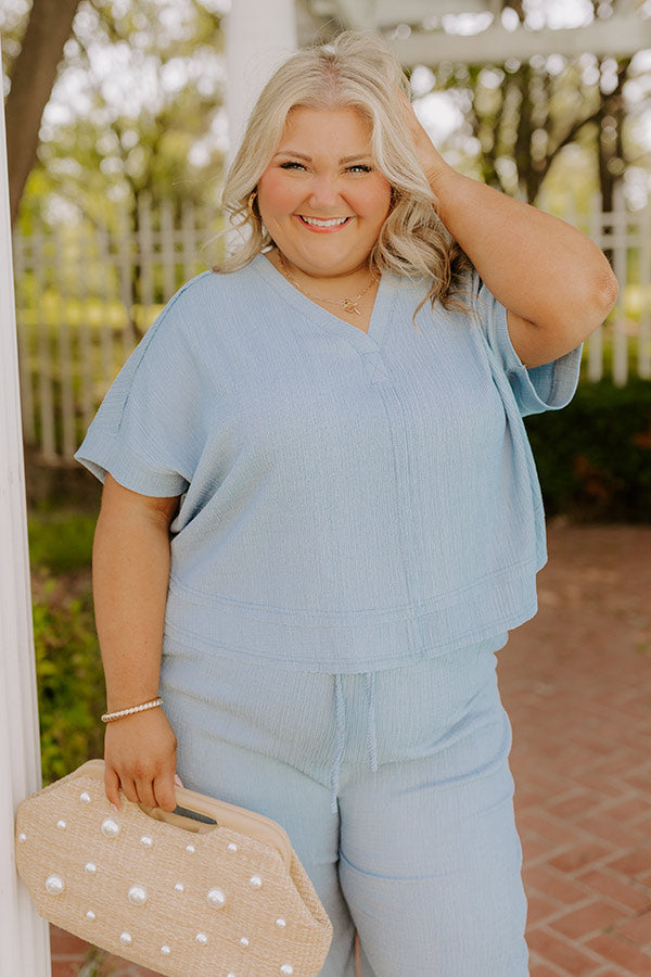 Ready For Vacay Knit Top Curves