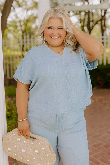 Ready For Vacay Knit Top Curves