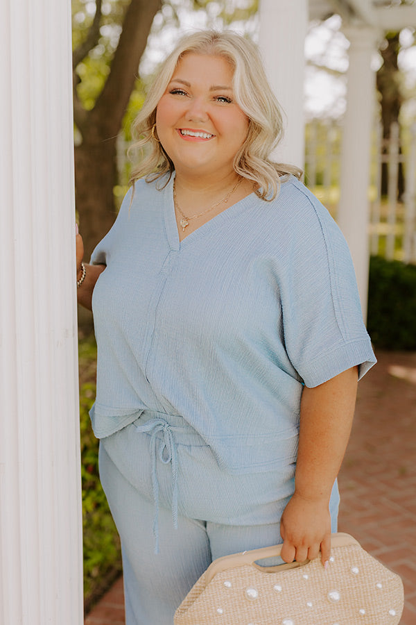 Ready For Vacay Knit Top Curves