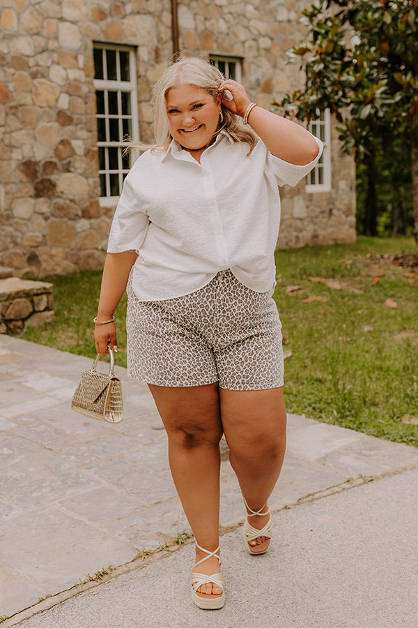 Little Coastal Town Button Up Curves