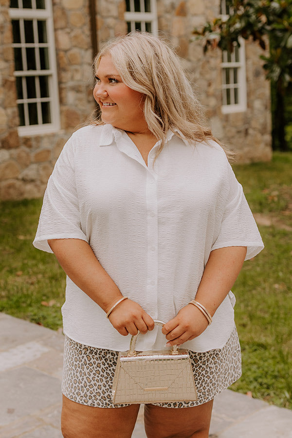 Little Coastal Town Button Up Curves