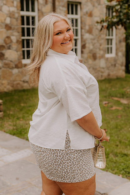 Little Coastal Town Button Up Curves