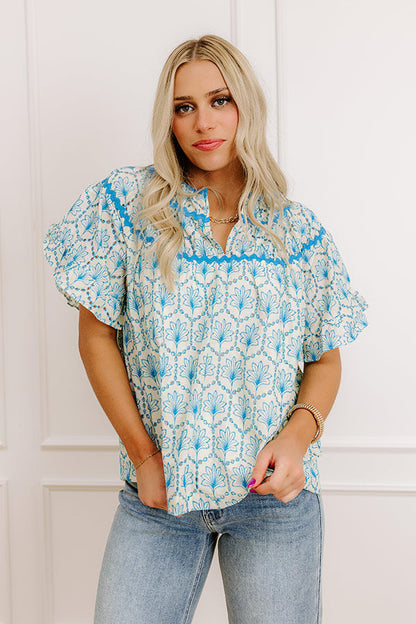 Brunching With Besties Eyelet Top