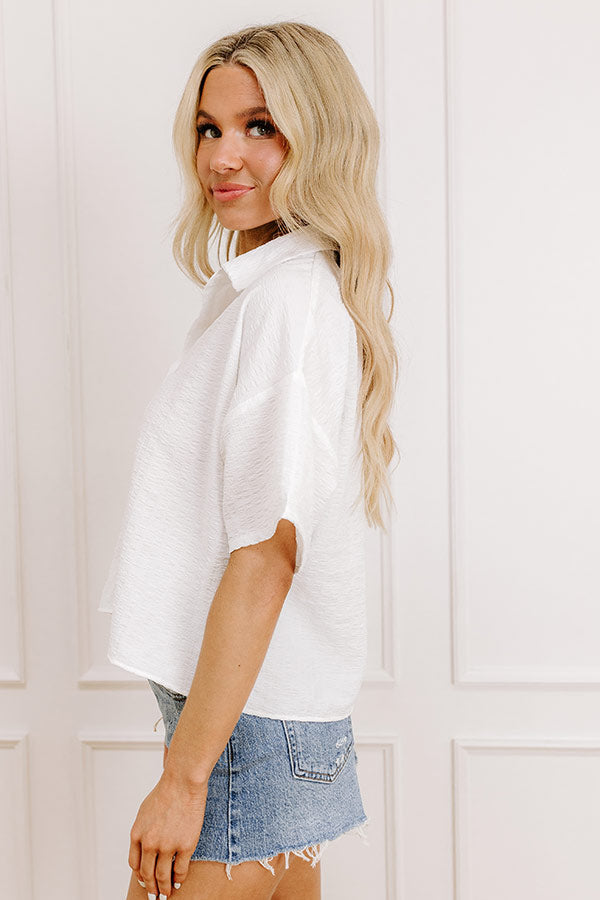 Little Coastal Town Button Up
