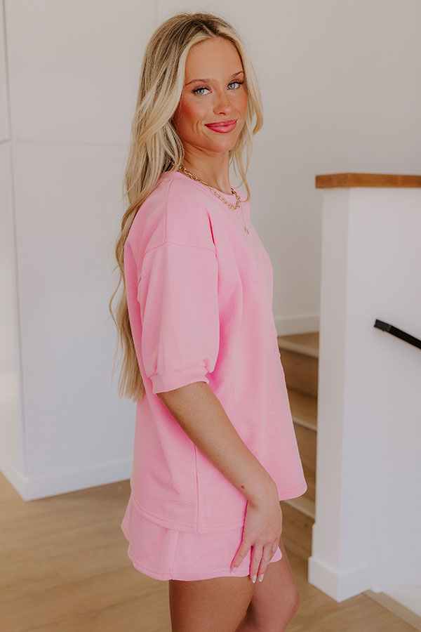 Apres Golf Embossed Top