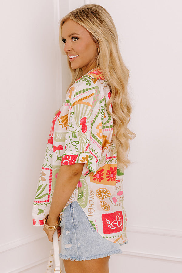 Ma Cherie Shift Top
