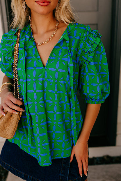 Polished Perfection Floral Top