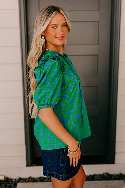 Polished Perfection Floral Top
