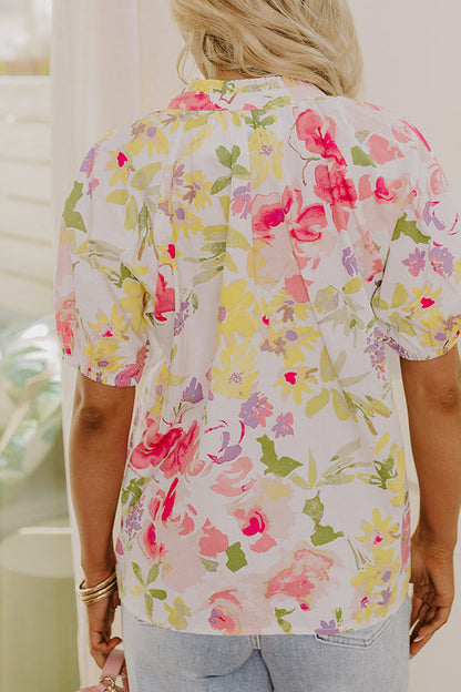 Gleaming Smile Floral Top