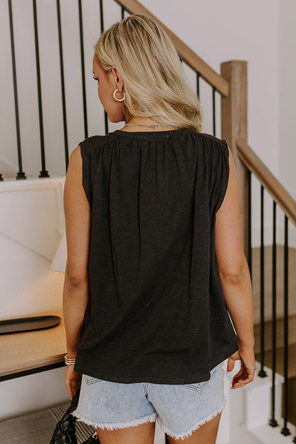 Path to Happiness Tee in Black