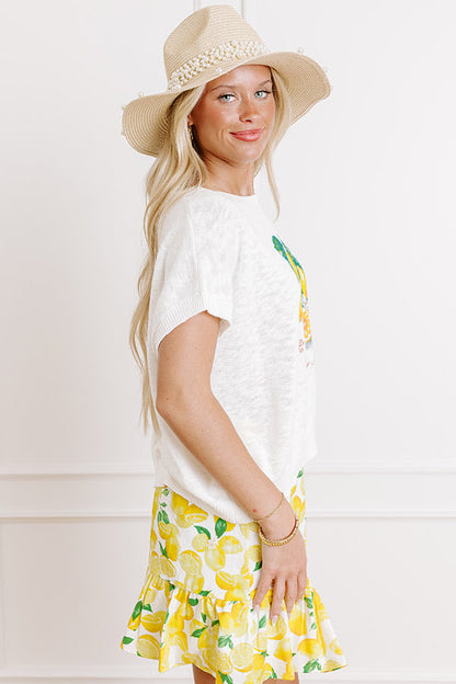 Love And Limoncello Knit Top