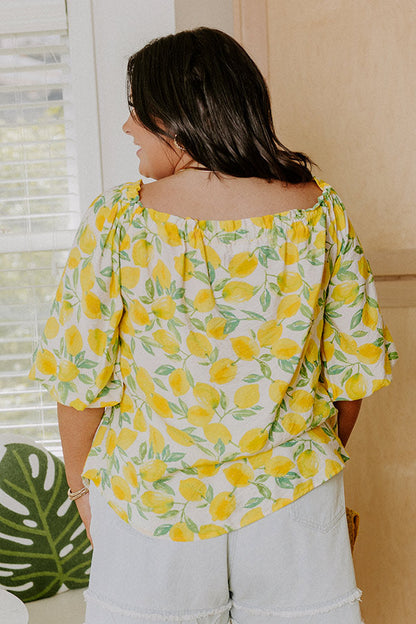 Main Squeeze Off Shoulder Top Curves