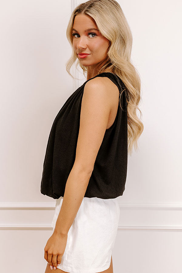 Coastal Daydream Top in Black