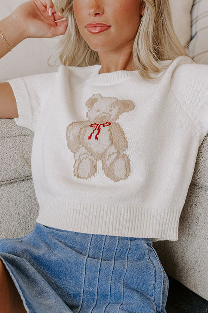 Beary Sweet Knit Top
