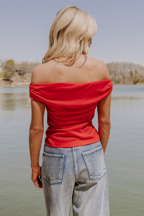 Cosmos With The Girls Top in Red