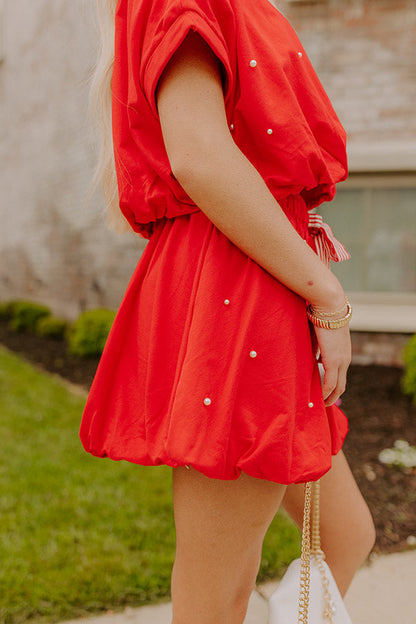 Belle of the Parade High Waist Embellished Mini Skirt