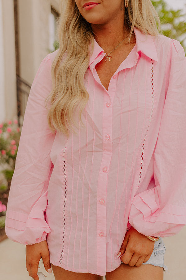 Sweet Smile Button Down Top