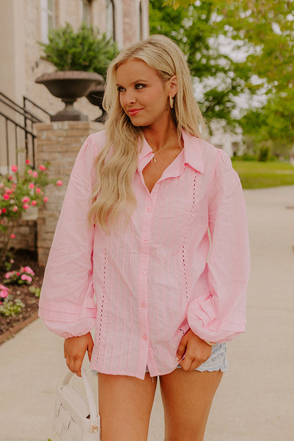 Sweet Smile Button Down Top