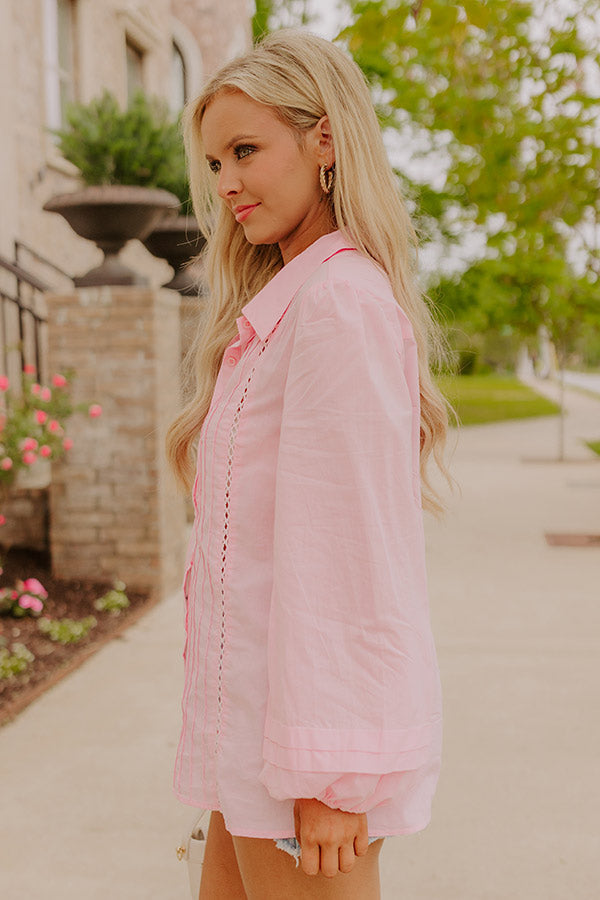 Sweet Smile Button Down Top