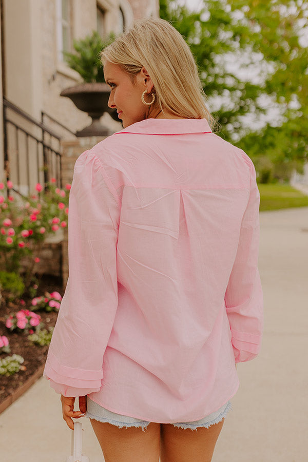 Sweet Smile Button Down Top