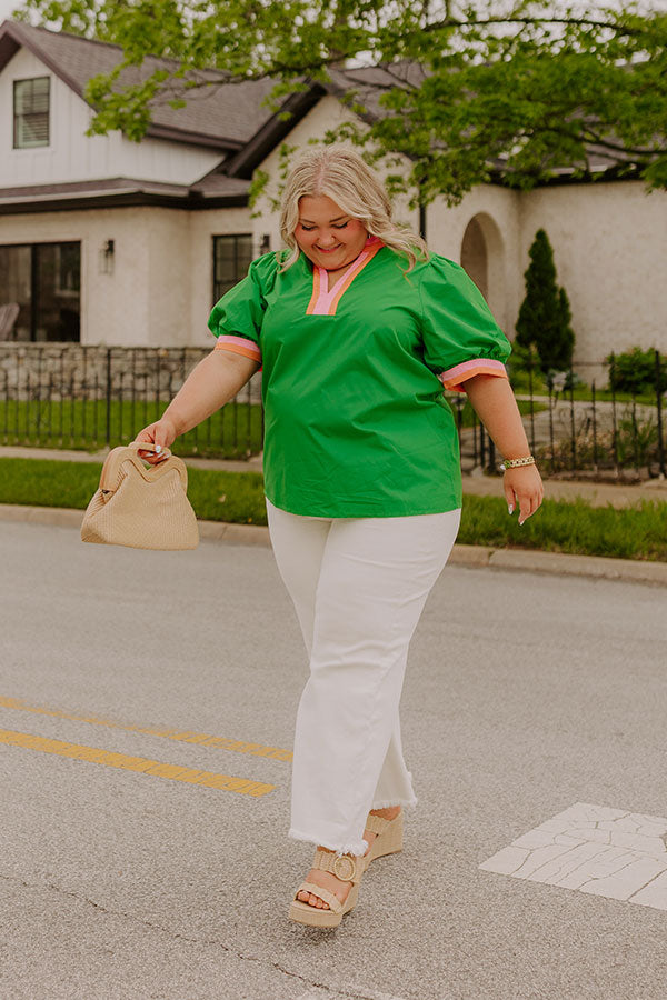 Sunday Mimosas Shift Top Curves