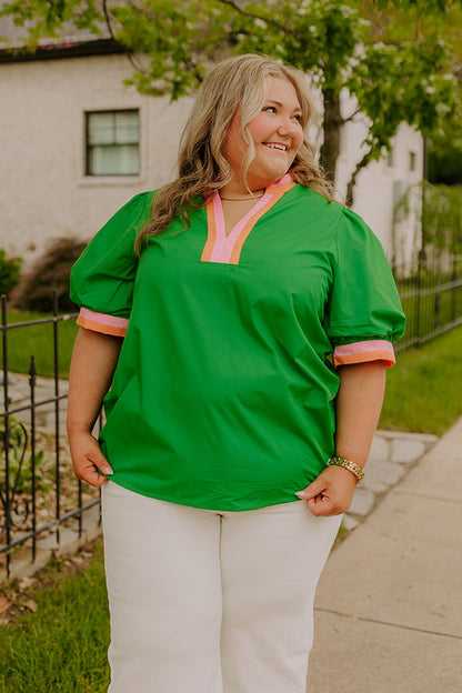 Sunday Mimosas Shift Top Curves