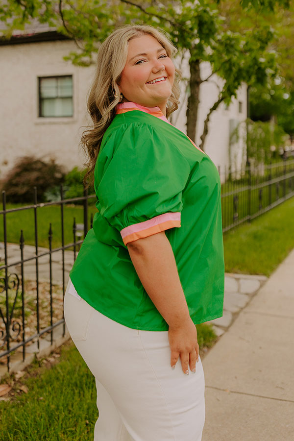 Sunday Mimosas Shift Top Curves