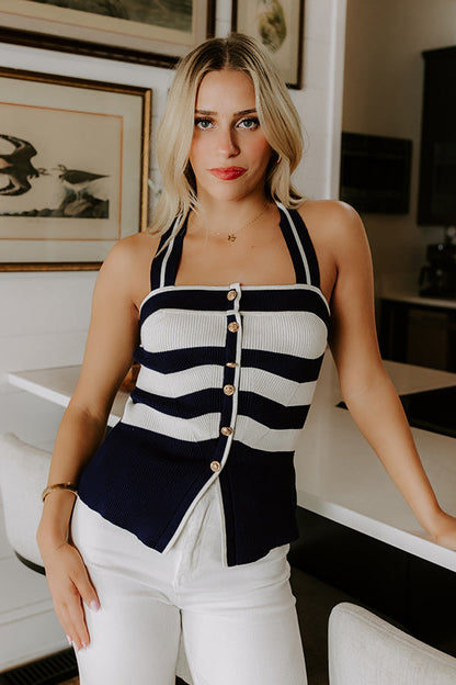 Nautical Dreams Knit Stripe Top