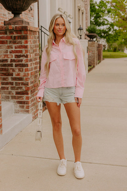 Savvy Chic Button Down Top