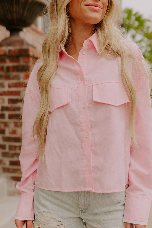 Savvy Chic Button Down Top
