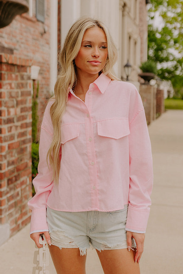 Savvy Chic Button Down Top