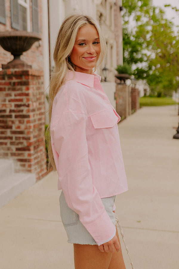 Savvy Chic Button Down Top